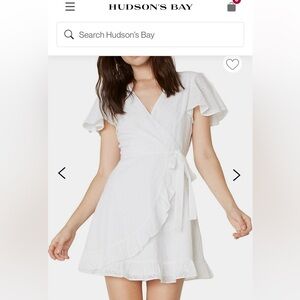 BNWT Jack by BB Dakota Eyelet Cotton Wrap Dress